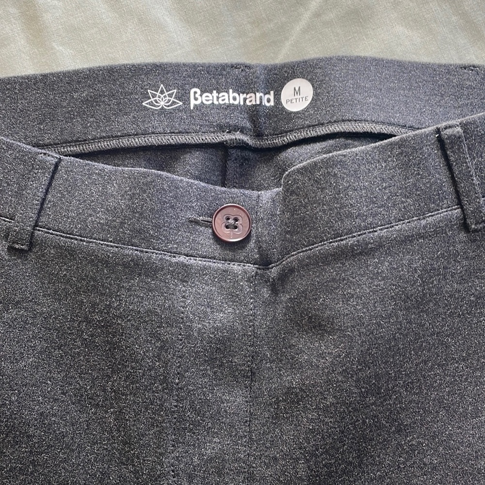 Betabrand classic dress yoga pant. Straight leg.